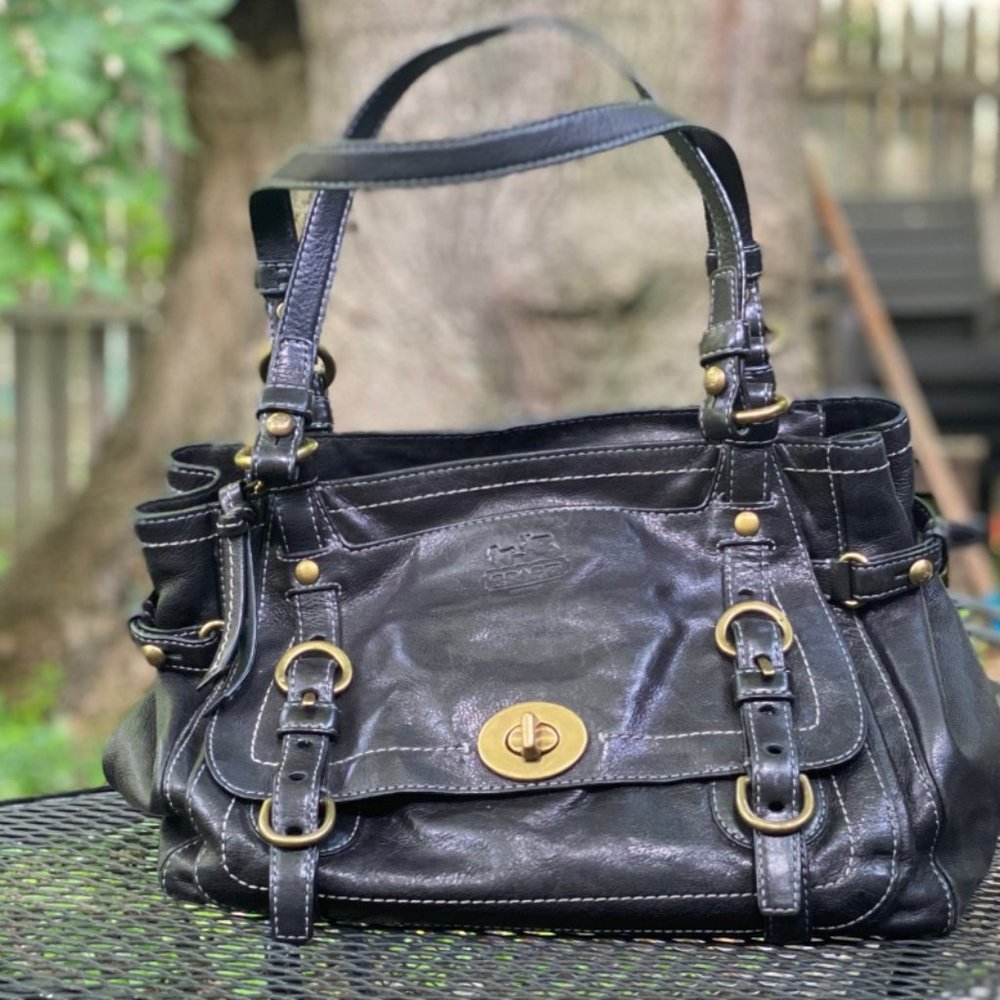 COACH Garcia Legacy Ltd. Ed. Black Shoulder Bag
